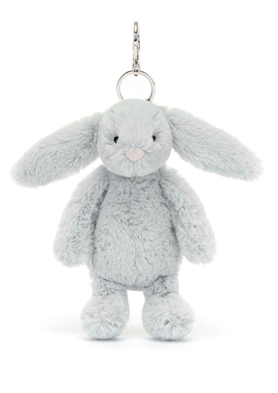 Coming soon Jellycat Bashful Silver Bunny Bag Charm