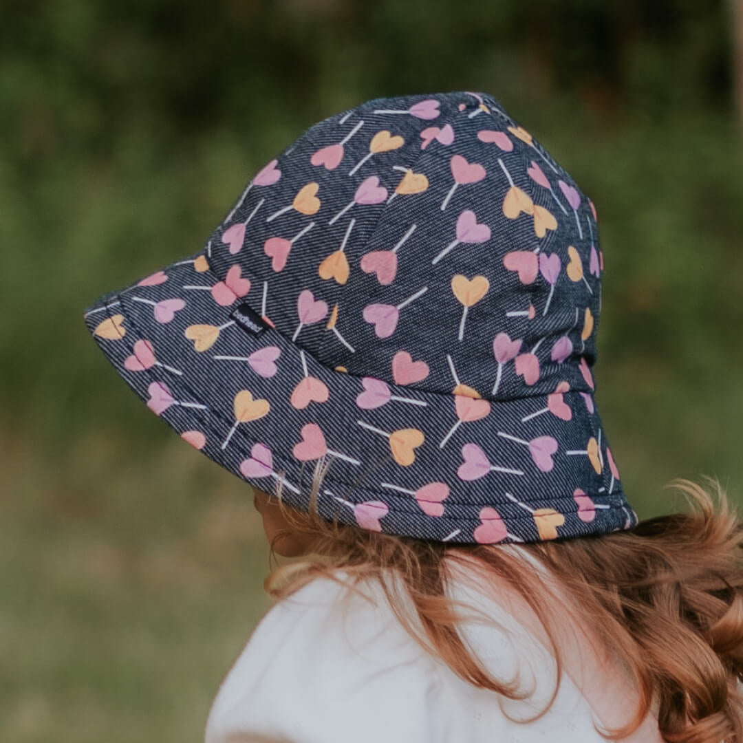 Toddler Bucket Sun Hat - Lollipop