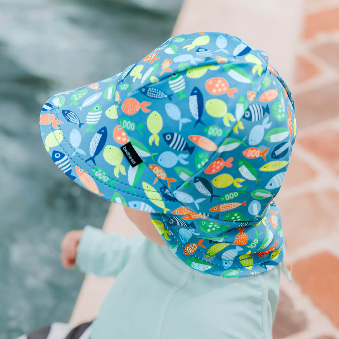Legionnaire Flap Beach Hat - Pisces