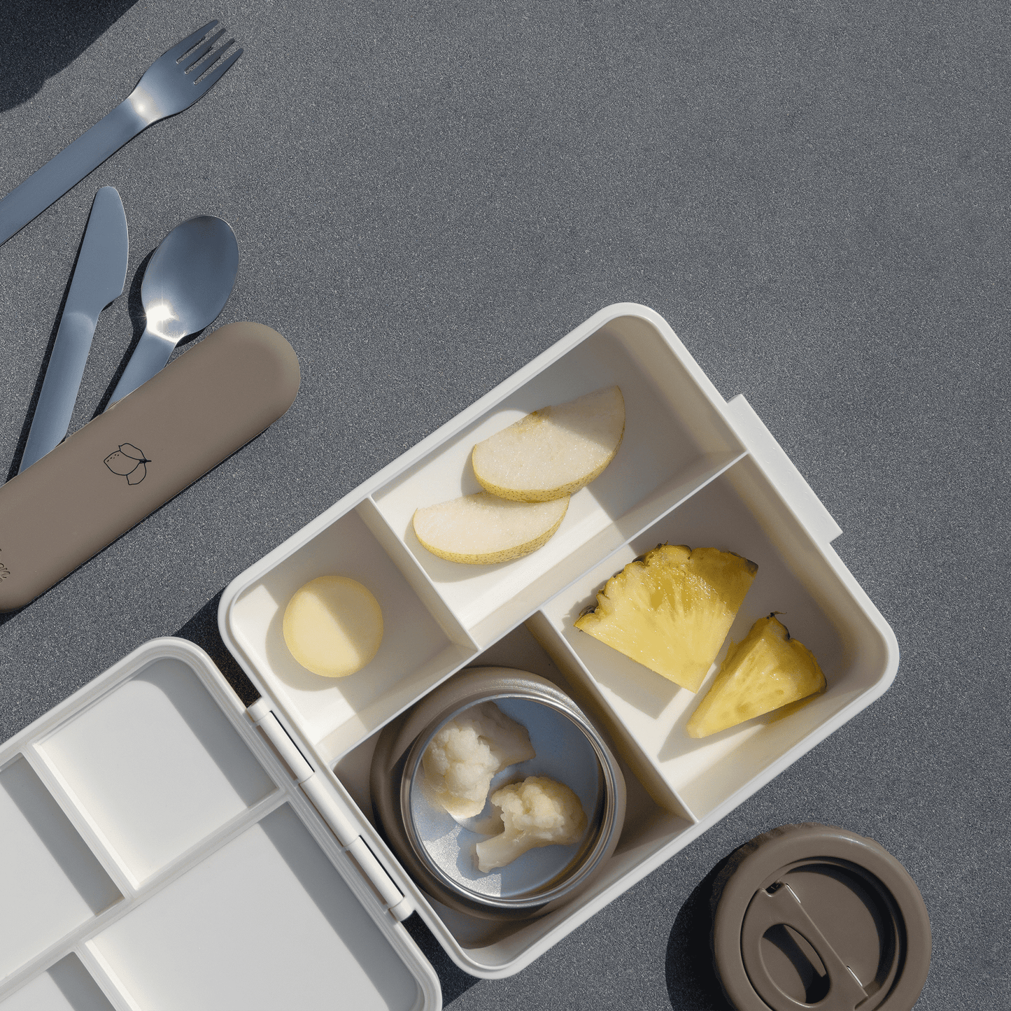 Lunchbox with Food Jar - Lemon