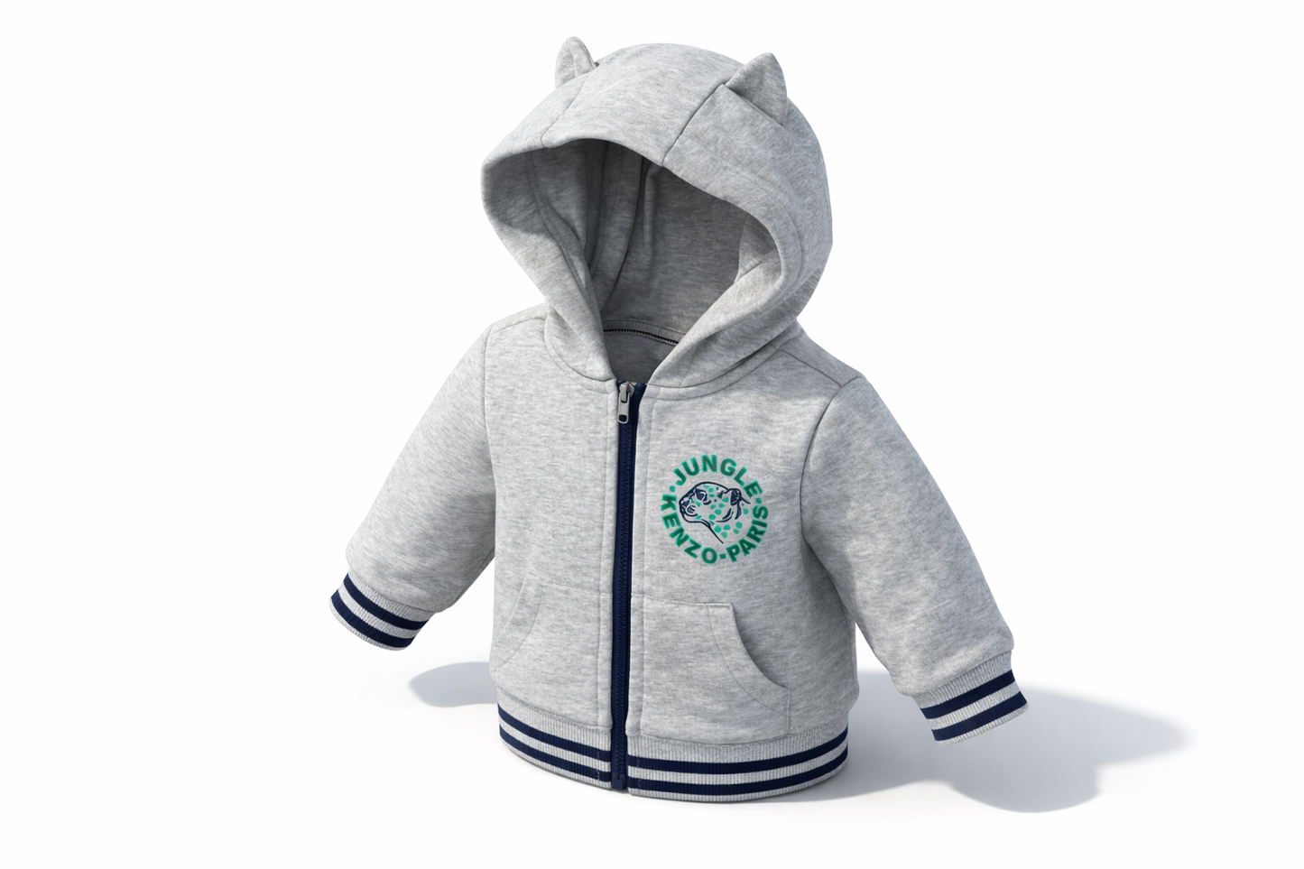 Kenzo Damace Layette Boy Marl Grey 18M