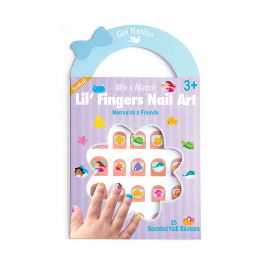 Lil Fingers Nail Art Mermaids and Friends