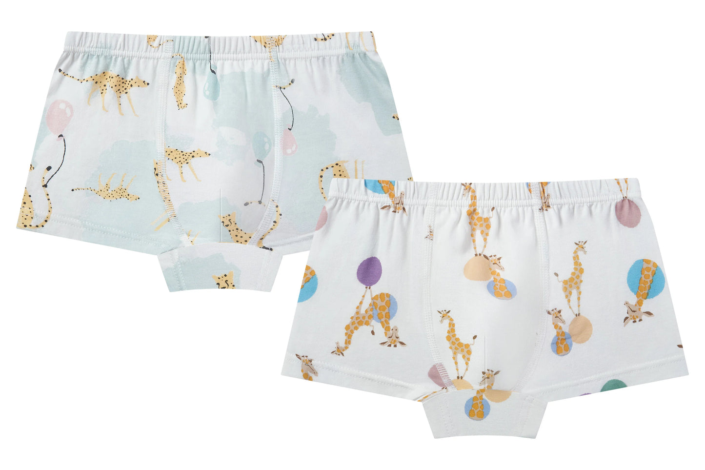 Boys Boxer Briefs Underwear (Bamboo, 2 Pack)