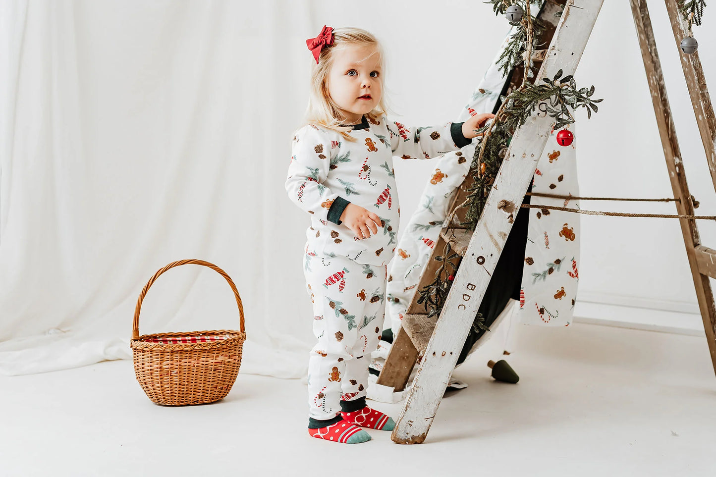 Organic Cotton Long Sleeve PJ Set - Christmas Day!