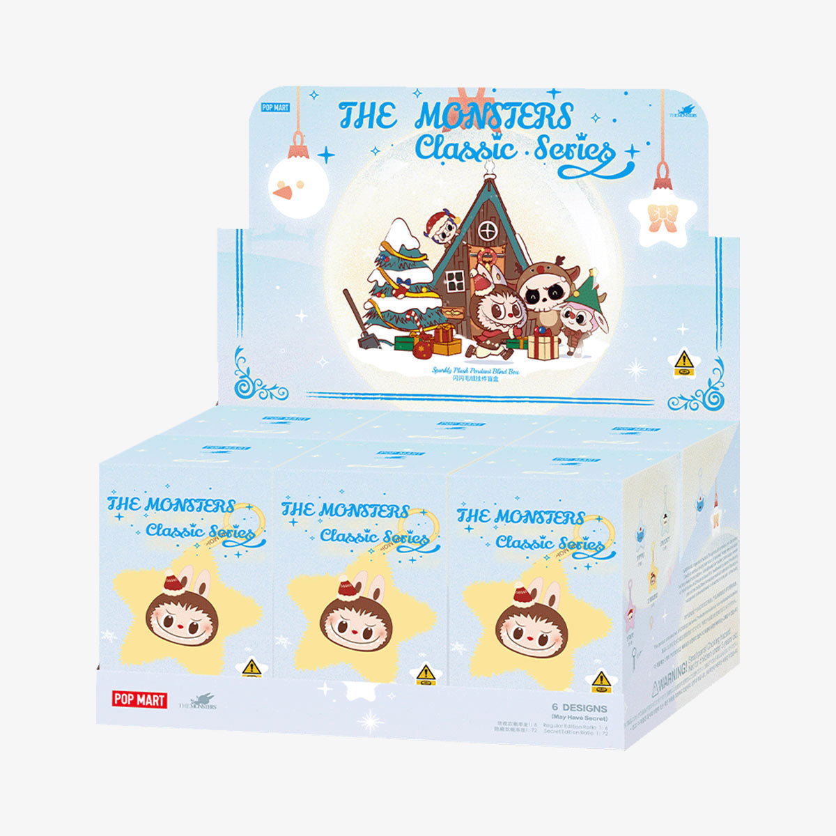 THE MONSTERS LABUBU Classic Series-Sparkly Plush Pendant Blind Box