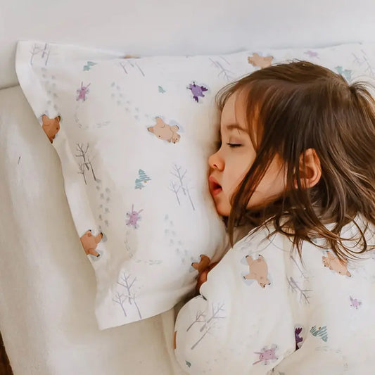 2025 Bamboo Jersey Toddler Pillow with Pillowcase Medium - Hello Kids Baby Store