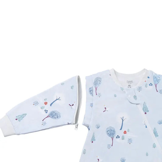 2025 Organic Cotton Removable Sleeve Sleep Bag | 1.0 TOG - Hello Kids Baby Store