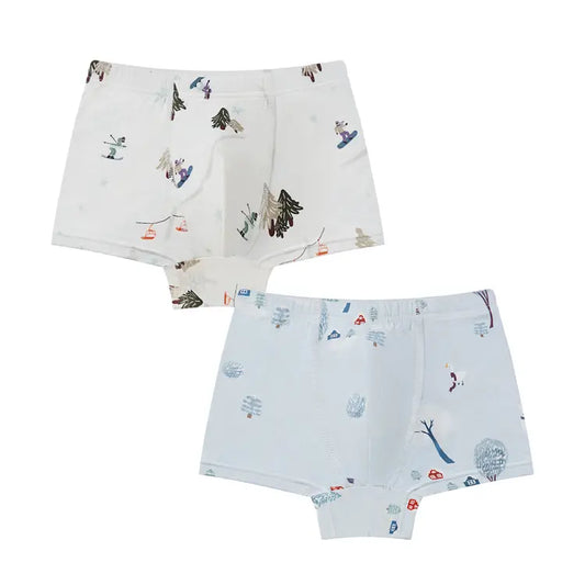 Bamboo Boy Short Underwear (2 Pack) - Hello Kids Baby Store