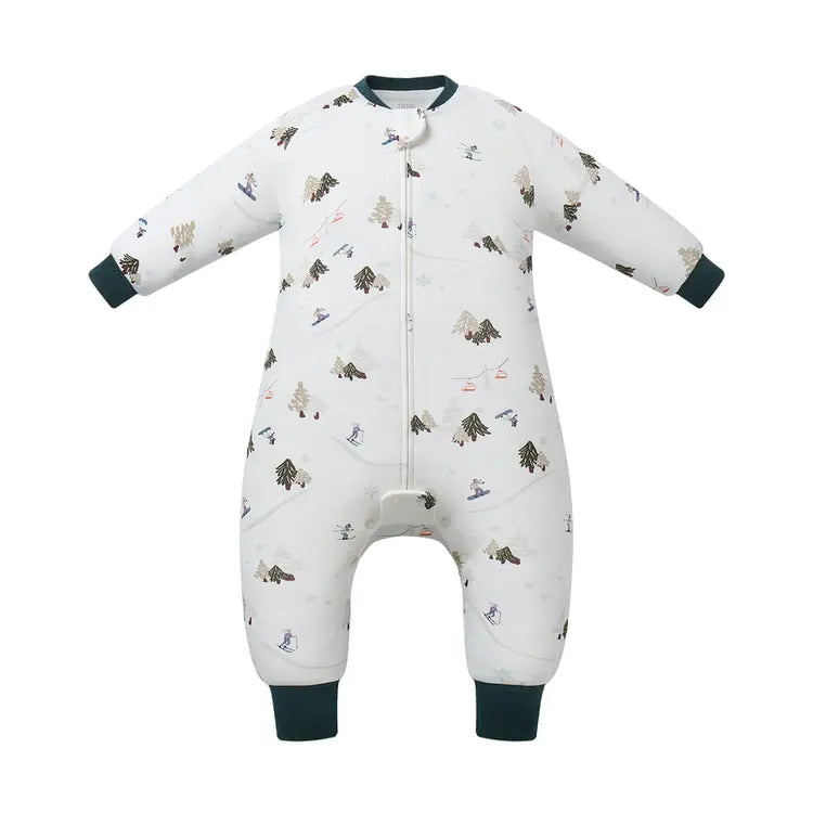 2025 Organic Cotton Long Sleeve Footed Sleep Bag | 1.0 TOG