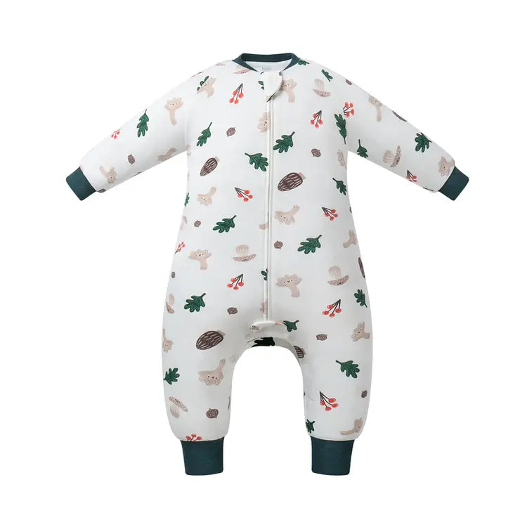2025 Organic Cotton Long Sleeve Footed Sleep Bag | 1.0 TOG