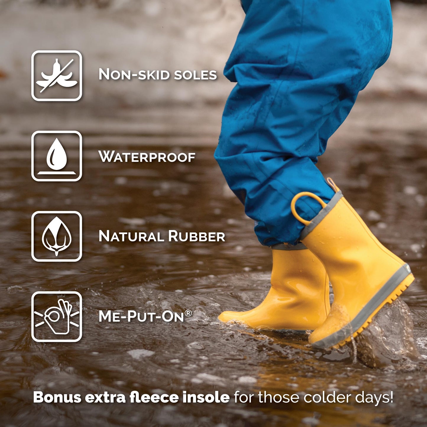 Kids Rubber Rain Boots | Macarons