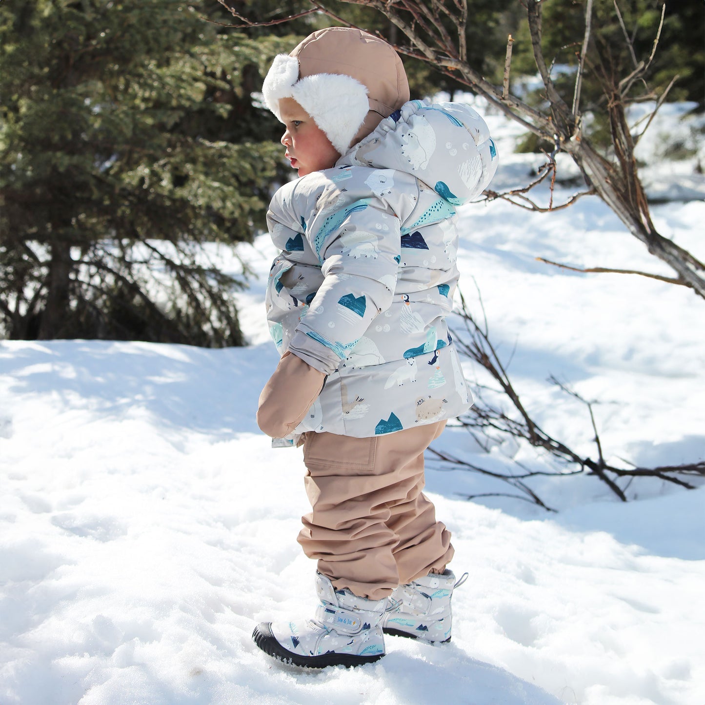 Kids Insulated Ankle Boots | Polar Pals