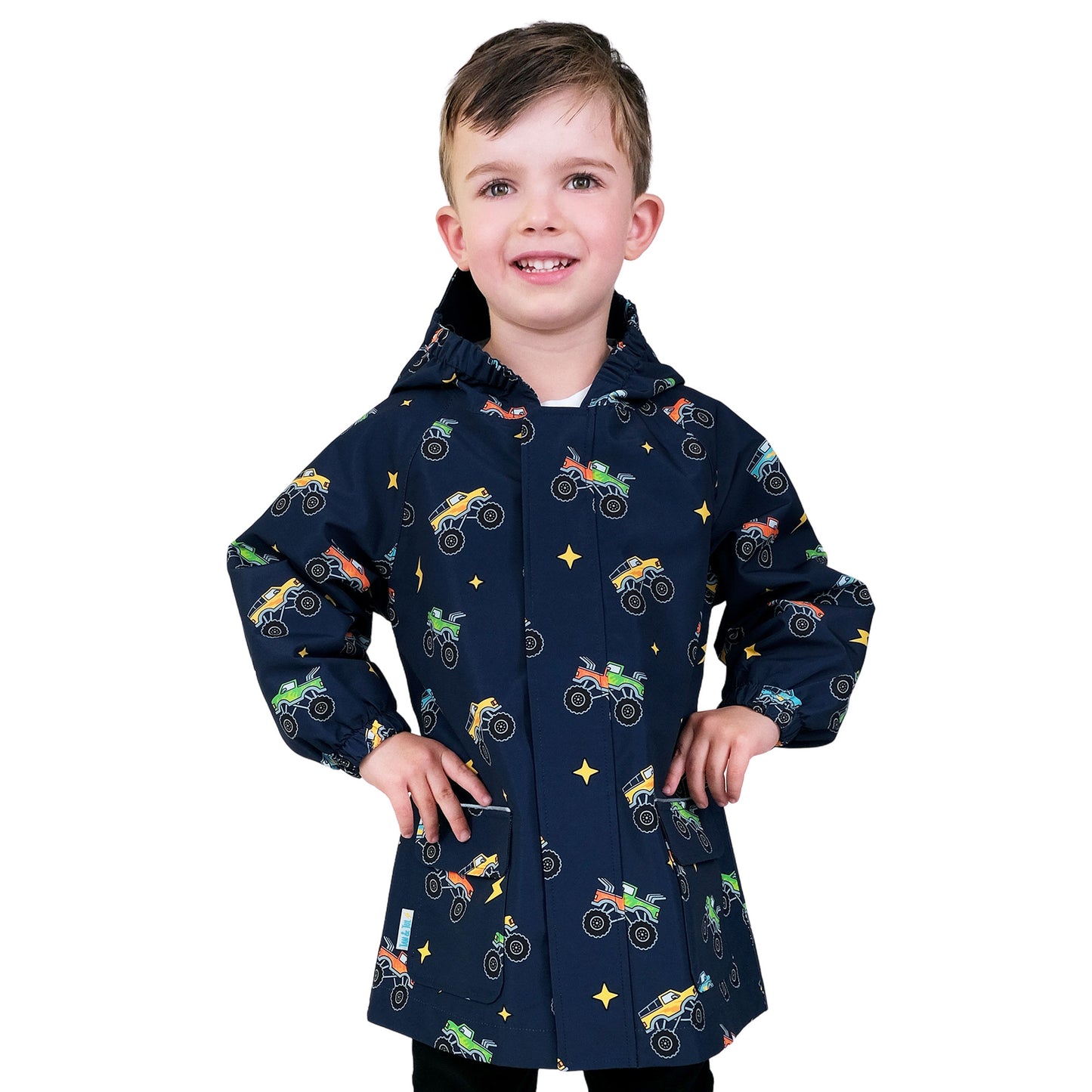 Kids Shell Jacket | Big Trucks