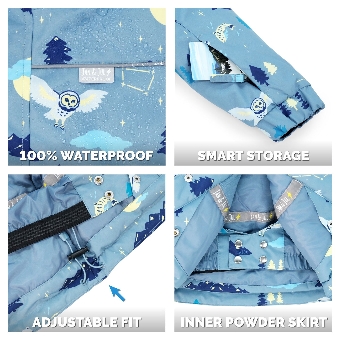 Kids Ski Jacket | Wolf and Bear