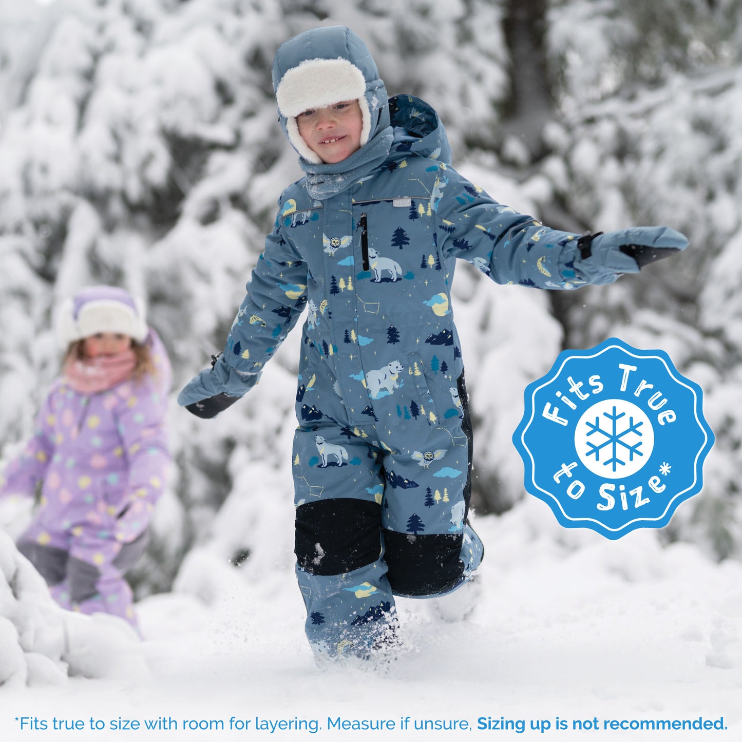 Kids Waterproof Snowsuit | Macarons