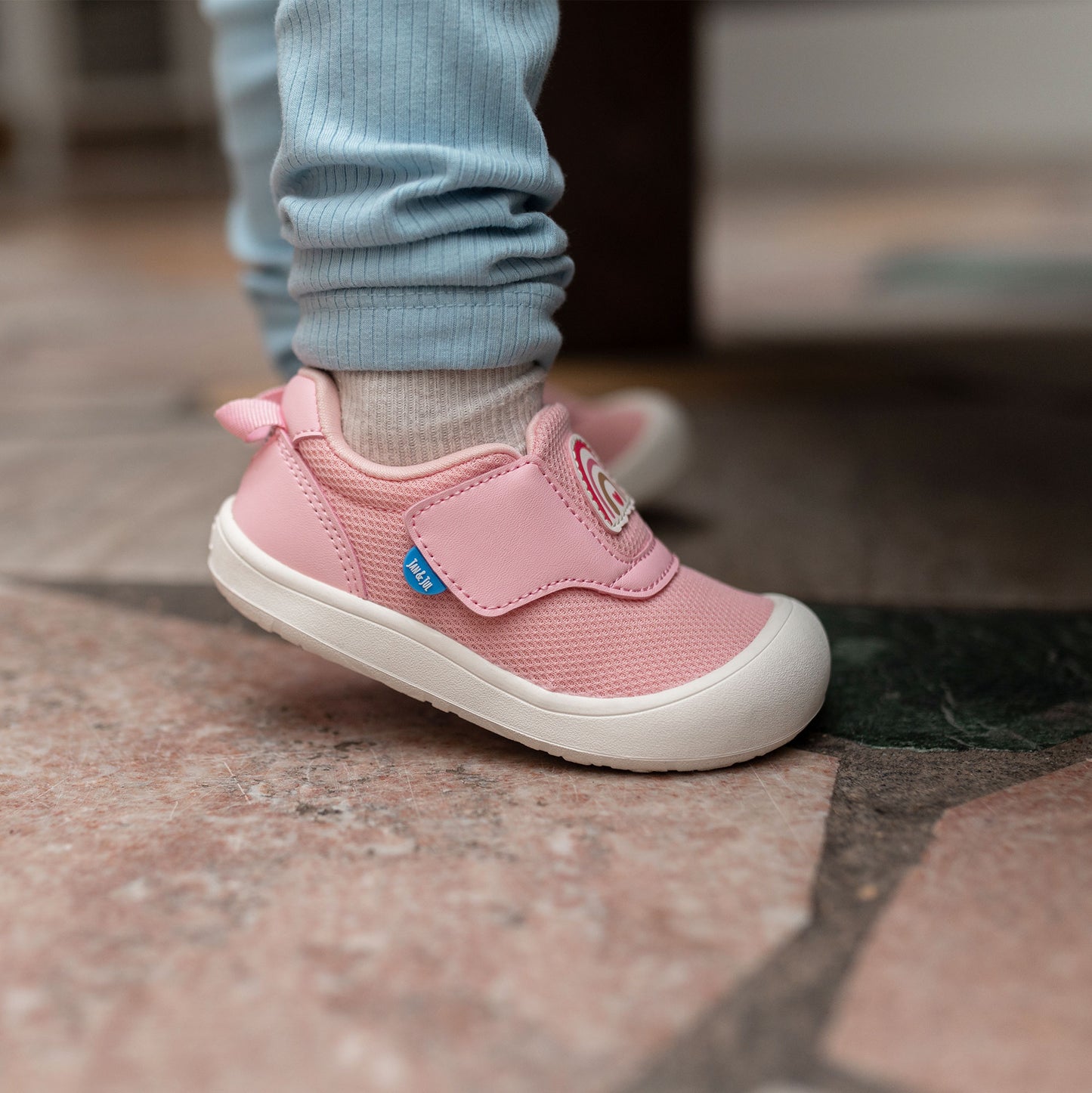 Mini-Flyer Toddler Sneakers | Pink Rainbow