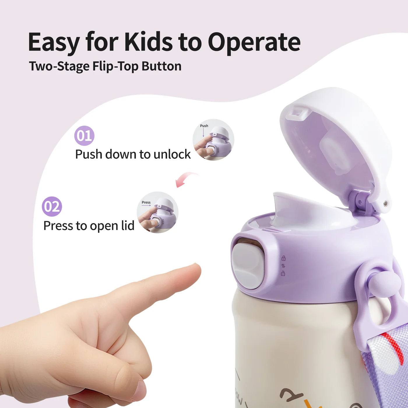 Pigeon Kids' Stainless Steel Insulated Cup – 17 oz / 500ml