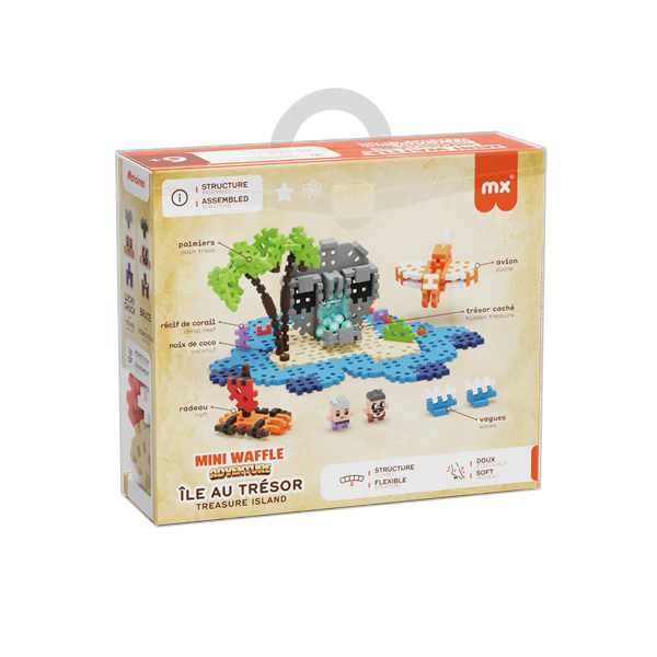 Mini Waffle - Treasure Island 148 pcs (FR-EN)