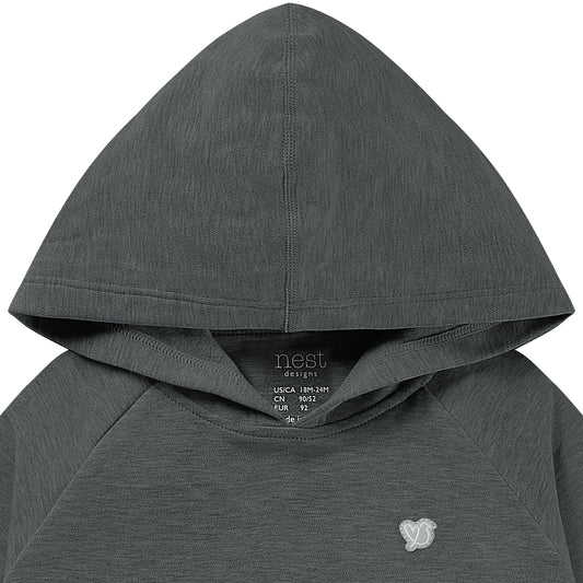 Bamboo Cotton Basics Hoodie – Charcoal