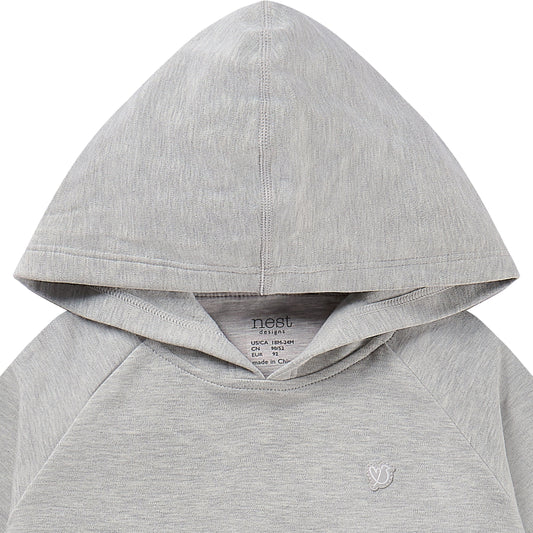 Bamboo Cotton Basics Hoodie – Fog Grey