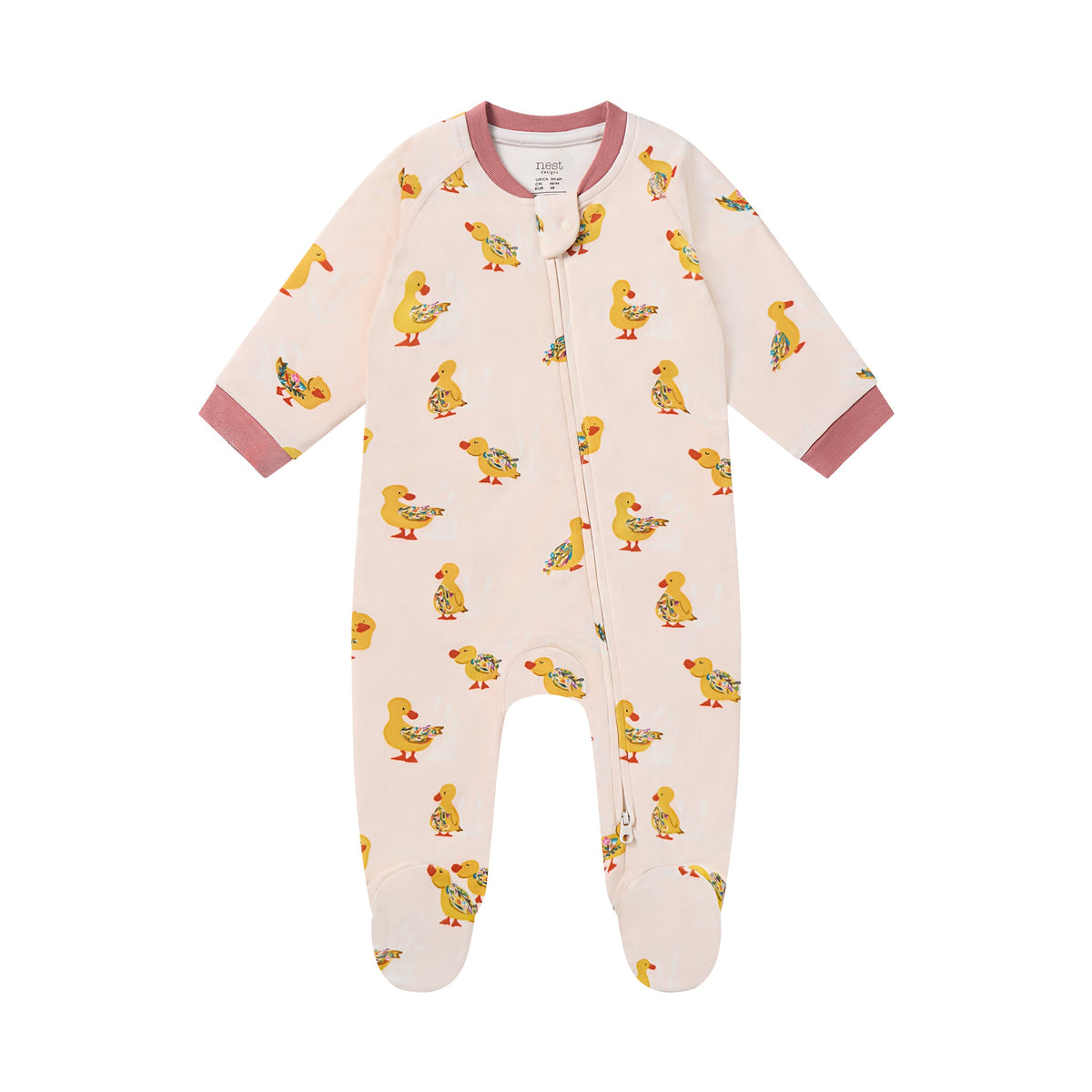 Long Sleeve Footed Sleeper – Five Little Ducks