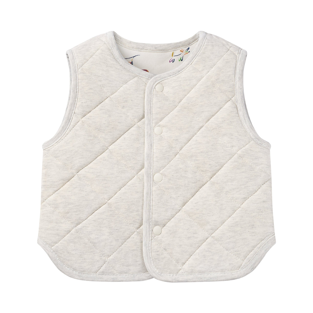 Organic Cotton Quilted Vest – Bingo