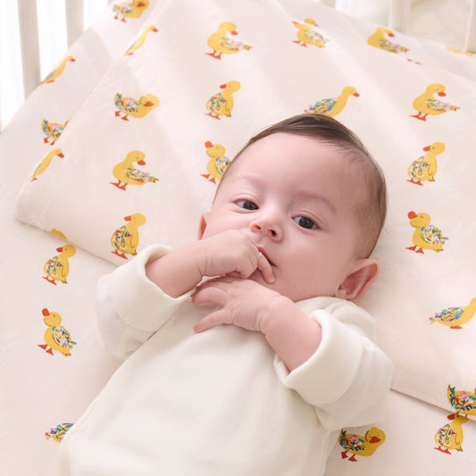 Bamboo Cotton Jersey Nook Toddler Pillow with Pillowcase – Five Little Ducks