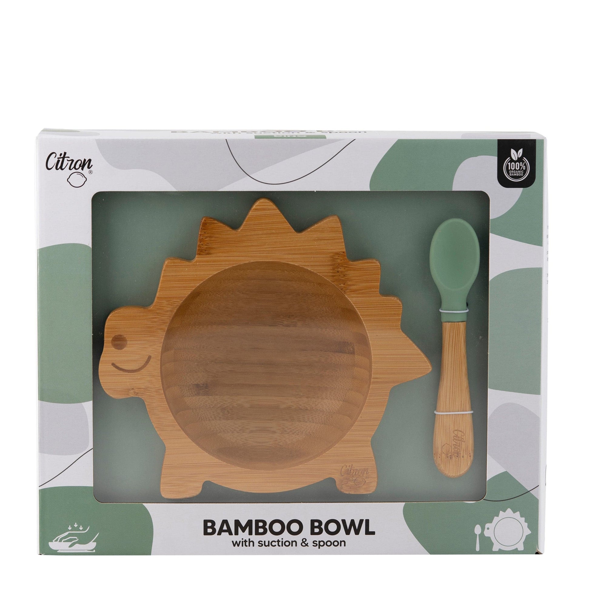 Bamboo Bowl - Dino - Hello Kids Baby Store