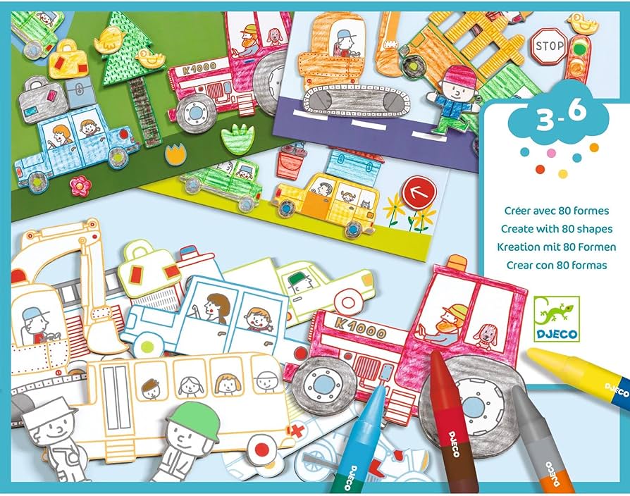 Djeco Art Kit - A World to Create - Hello Kids Baby Store