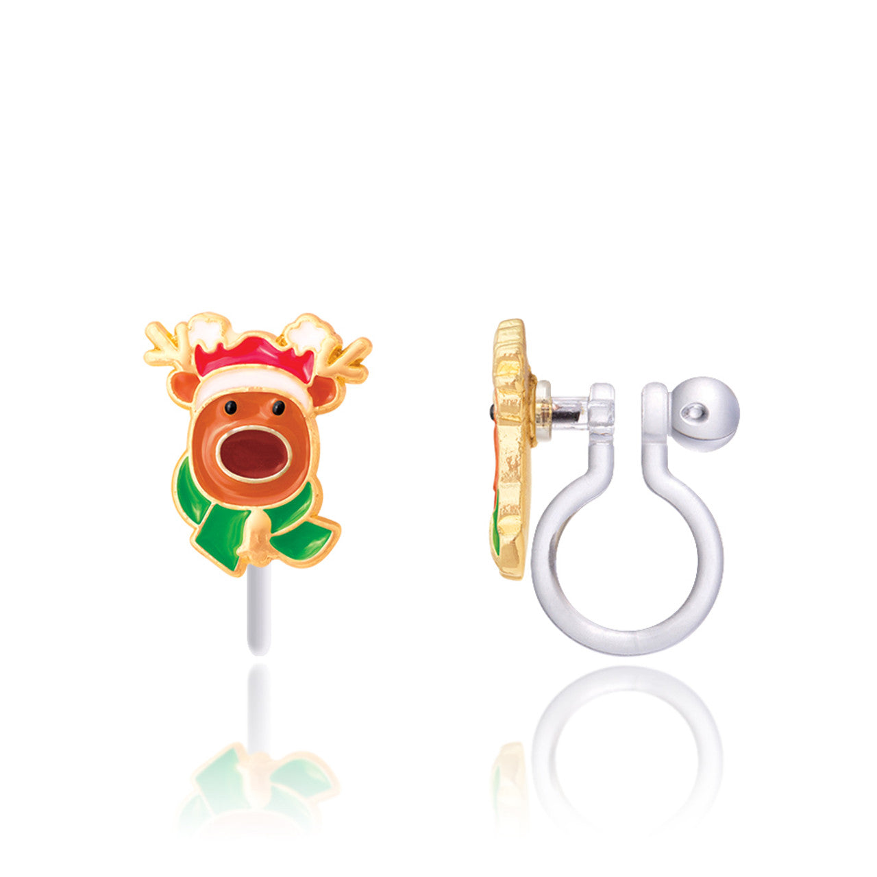 Enamel clip earrings - Hello Kids Baby Store