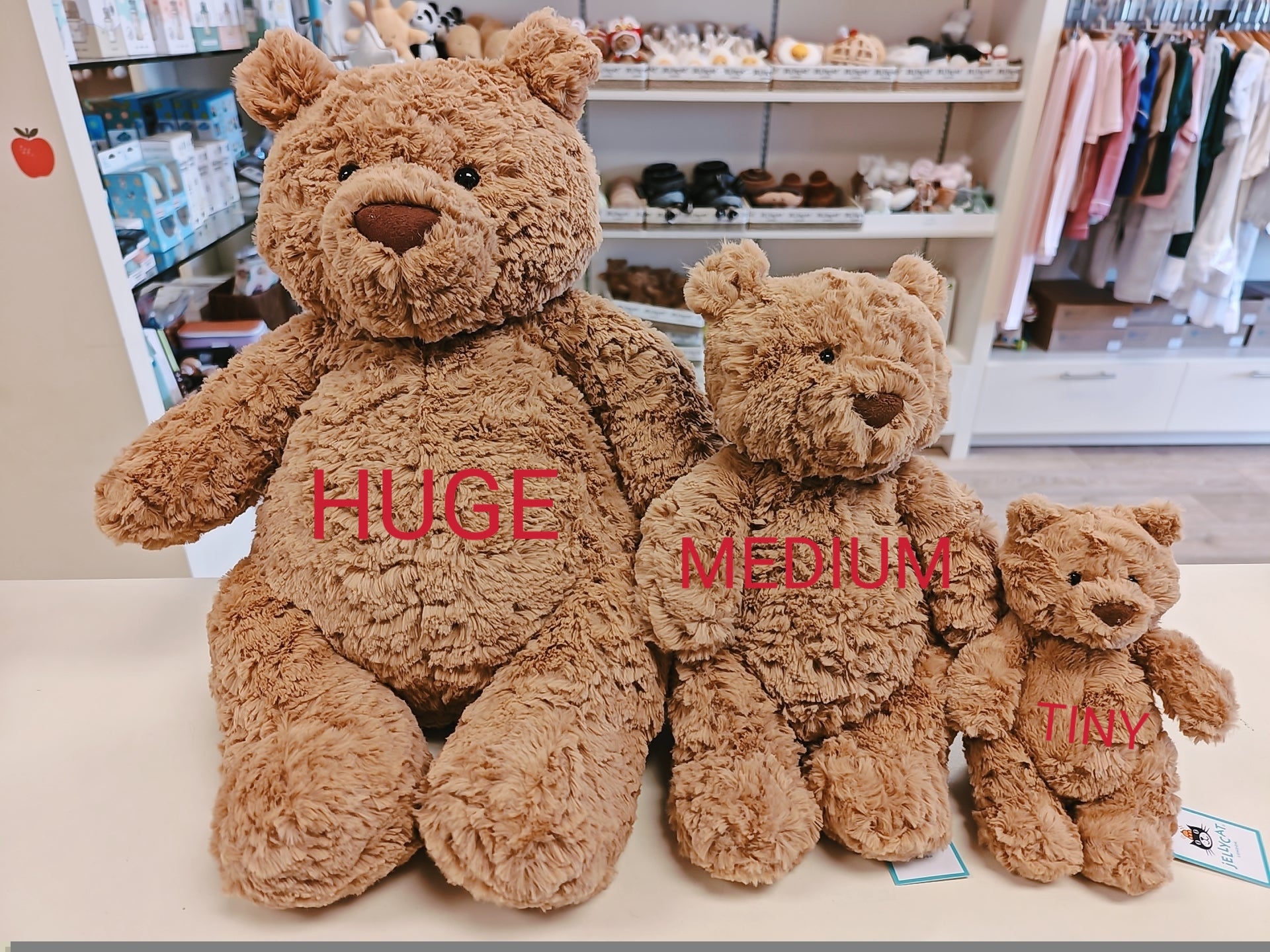 Jellycat Bartholomew Bear Huge - Hello Kids Baby Store