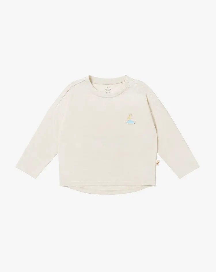 Avocado Bamboo Long Sleeve Tee-Jet Steam - Hello Kids Baby Store