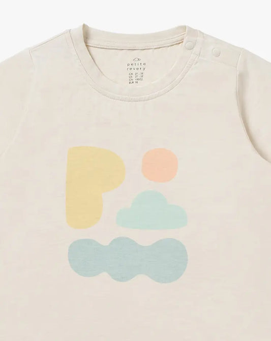 Cotton Short Sleeve Tee-Jet Stream - Hello Kids Baby Store