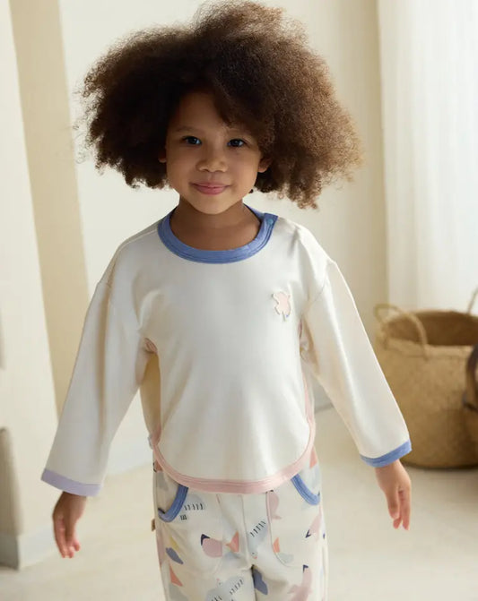 French Terry Sweatshirt-Jet Stream - Hello Kids Baby Store