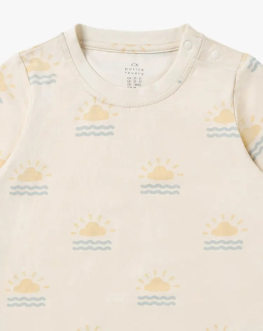 Quick Dry Cotton Short Sleeve Tee-HELLO SUNSHINE! - Hello Kids Baby Store