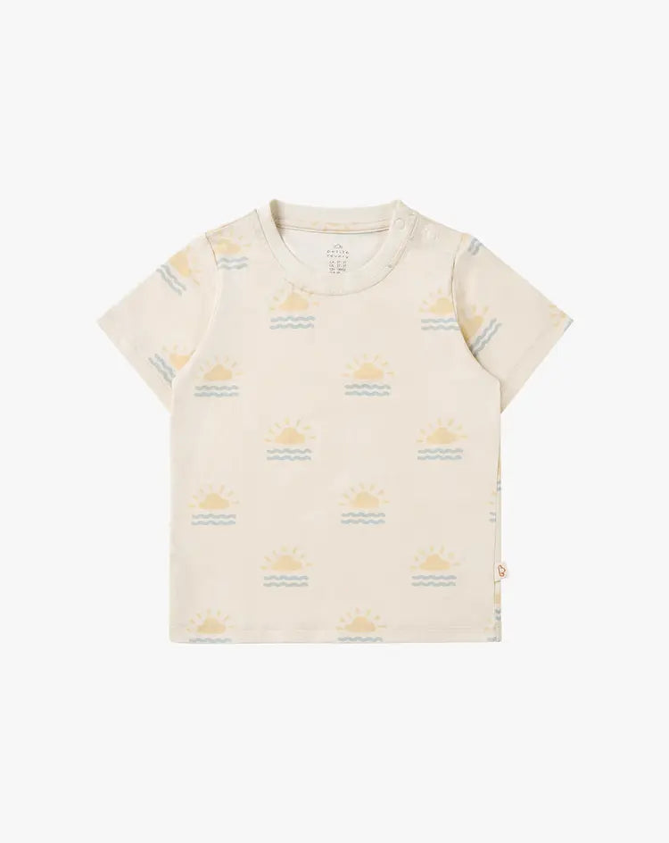 Quick Dry Cotton Short Sleeve Tee-HELLO SUNSHINE! - Hello Kids Baby Store