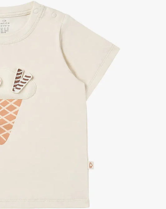 Quick Dry Cotton Short Sleeve Tee-Jet Stream - Hello Kids Baby Store