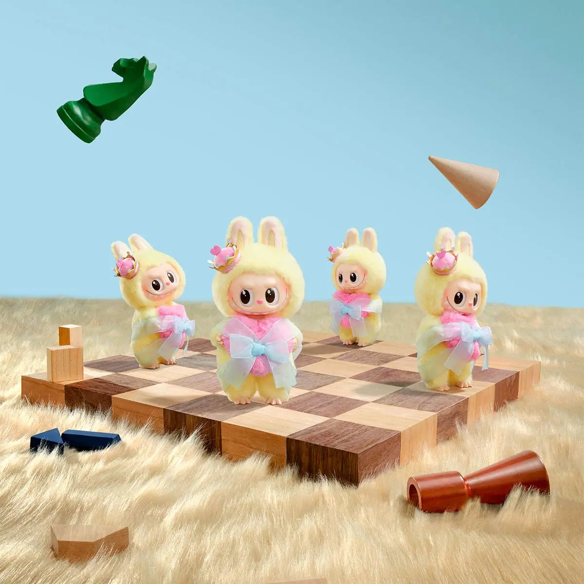 THE MONSTERS Let's Checkmate Series-Vinyl Plush Hanging Card - Hello Kids Baby Store