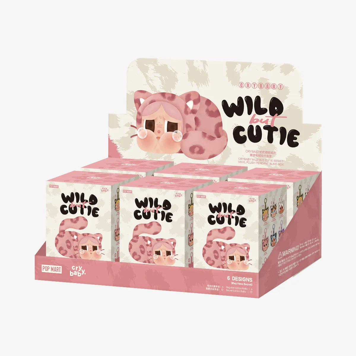 CRYBABY Wild but Cutie Series - Vinyl Plush Pendant Blind Box - Hello Kids Baby Store