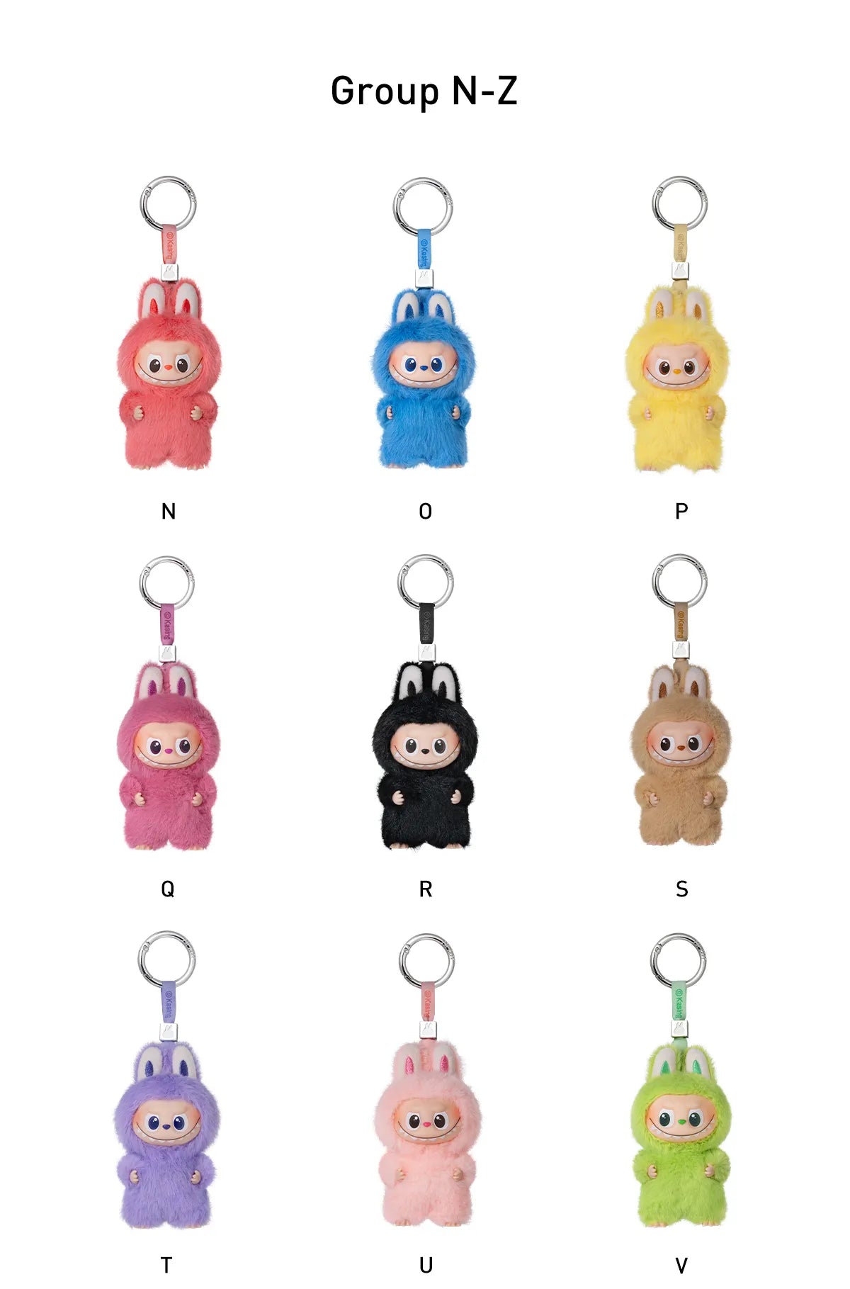NEW THE MONSTERS PIN FOR LOVE SERIES-Vinyl Plush Pendant Blind Box (N-Z) - Hello Kids Baby Store