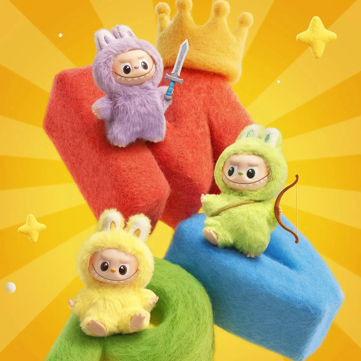 NEW THE MONSTERS PIN FOR LOVE SERIES-Vinyl Plush Pendant Blind Box (N-Z) - Hello Kids Baby Store