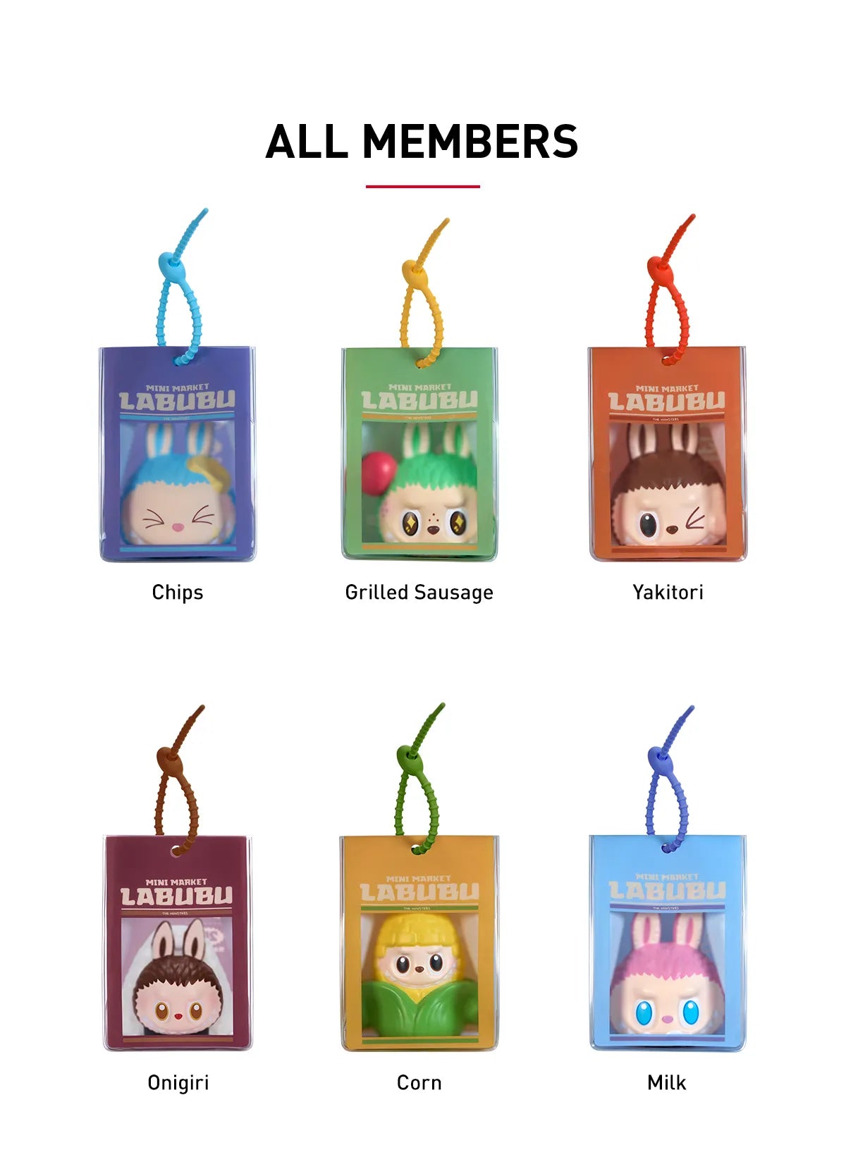 THE MONSTERS Wacky Mart Series-Pinch Pendant Blind Box - Hello Kids Baby Store