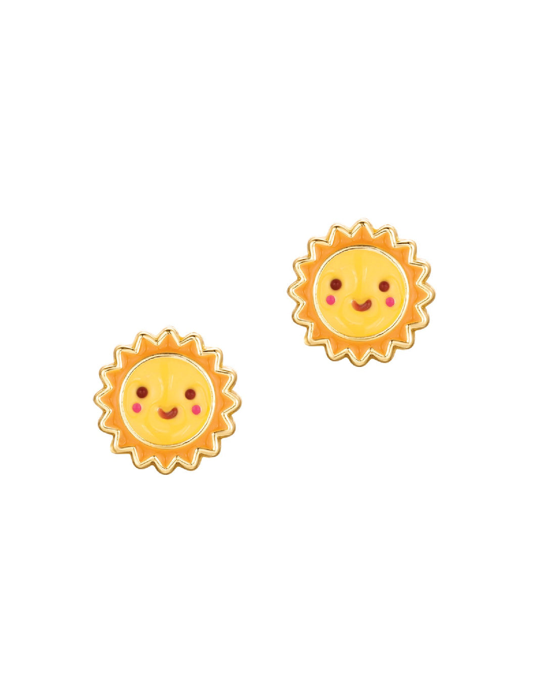 Enamel earrings
