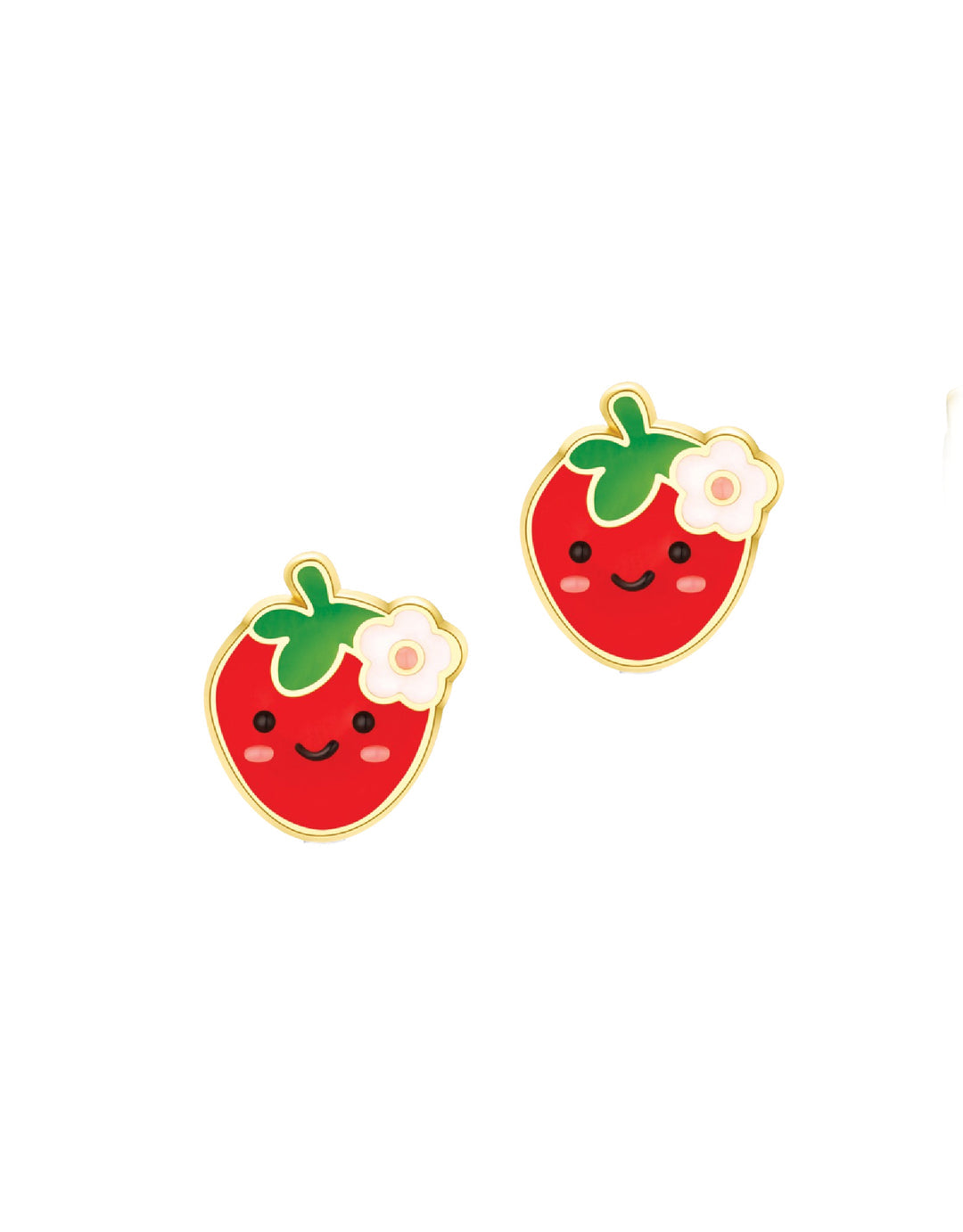Enamel earrings