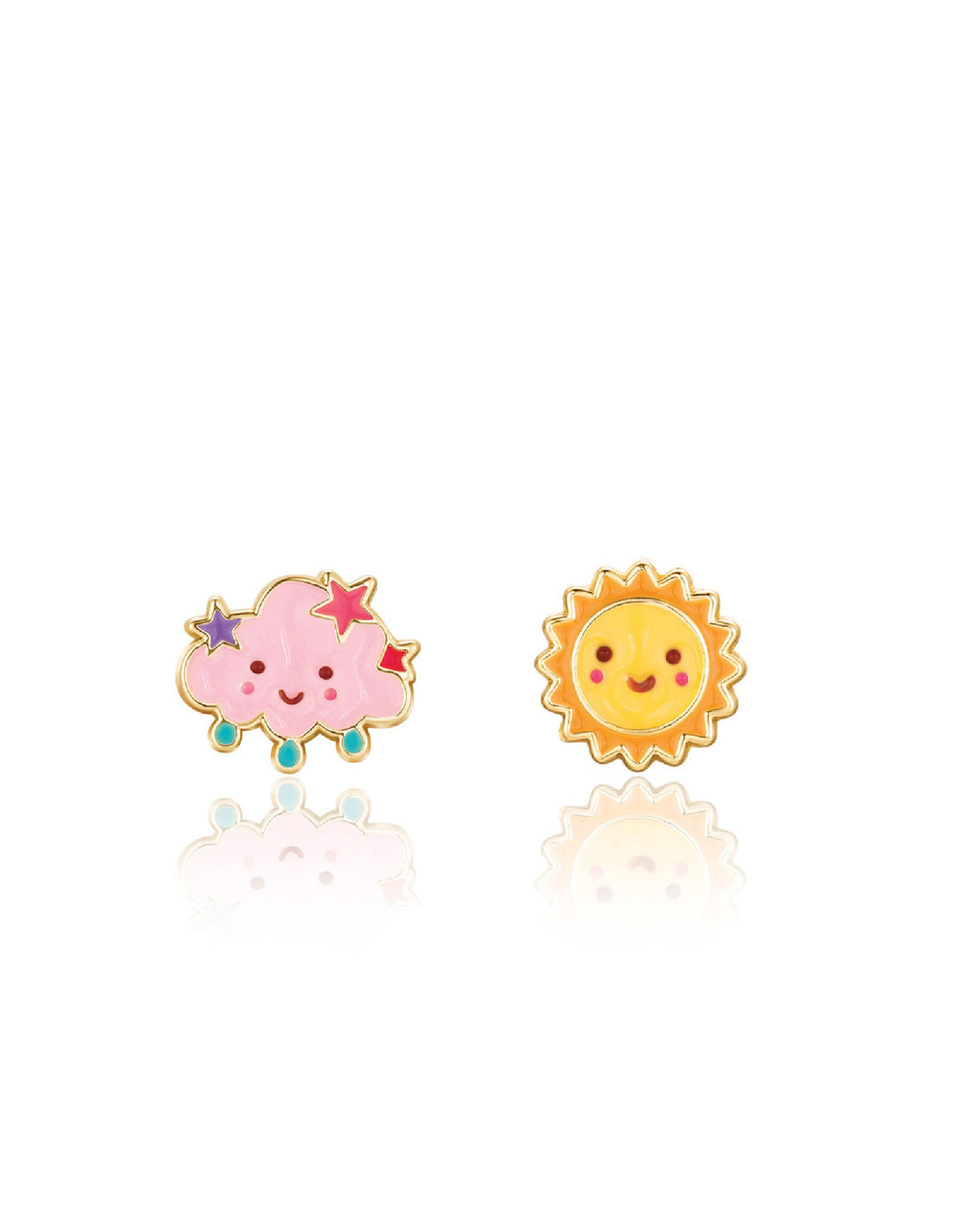 Enamel earrings