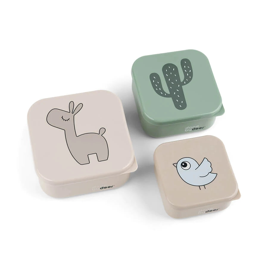 Done by Deer - Snack box set 3 pcs Lalee Sand mix
