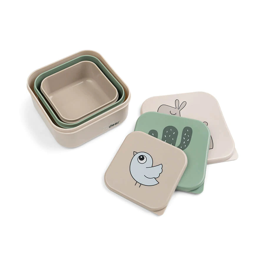 Done by Deer - Snack box set 3 pcs Lalee Sand mix