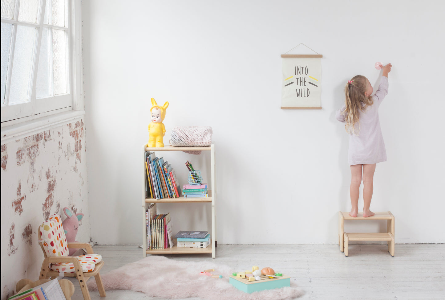 Primary Wooden 2 Step Stool