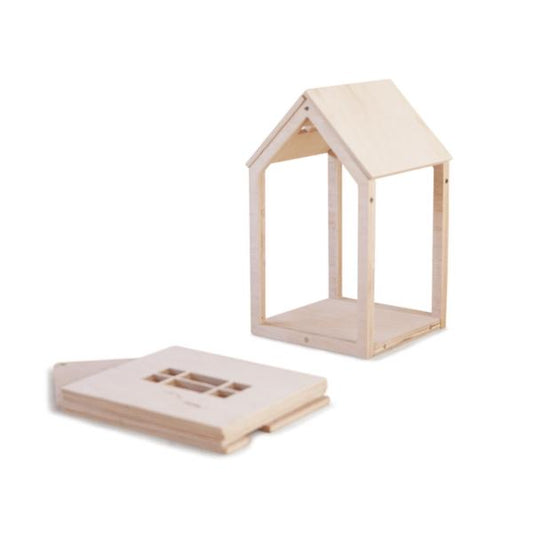 Babai - Dollhouse on magnets Large- Natural - Hello Kids Baby Store