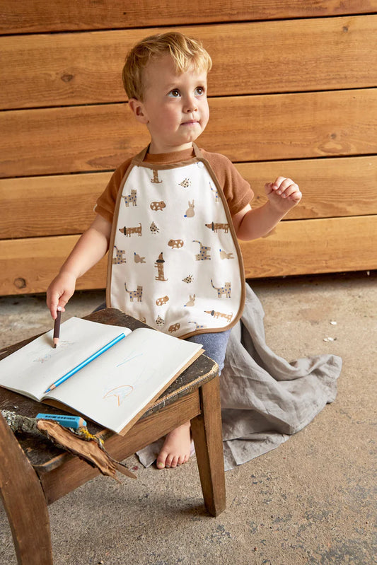 4babies - Medium Drop Bib 2 pcs - Little Mateys - Hello Kids Baby Store